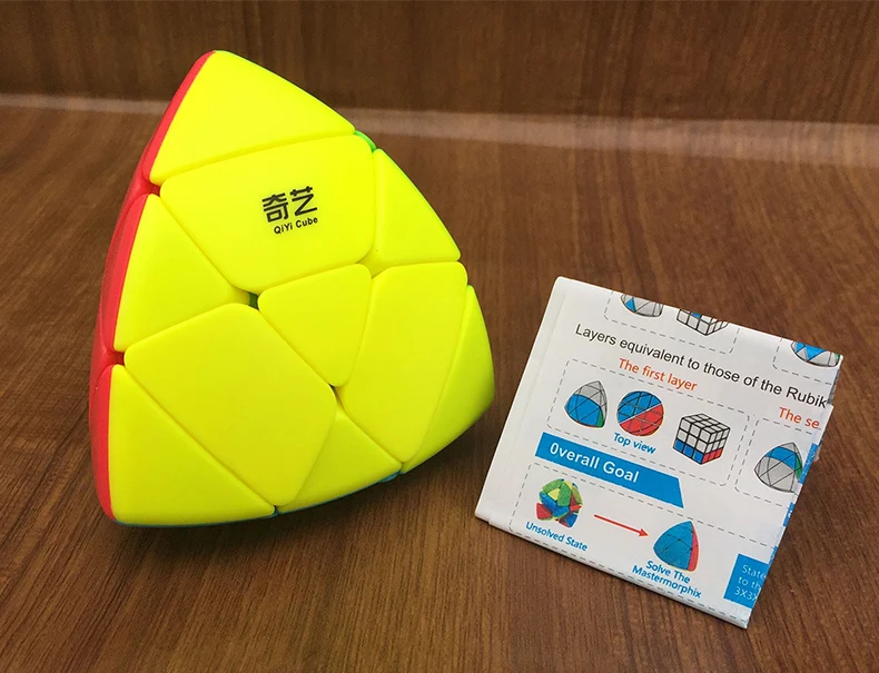 Qiyi Mastermorphix 3x3 головоломка магический куб выпуклая Пирамидка скоростной Куб Профессиональная пираморфикс обучающая игрушка для детей