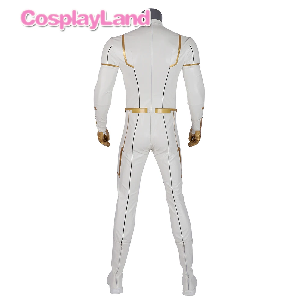 The Flash Season 5 Barry Allen God Speed Cosplay Costume Carnival Halloween for Adult Men Jumpsuits Rompers Suits