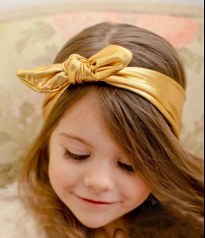 VTOM/модный дизайн с кроликом для маленьких девочек эластичная повязка на голову