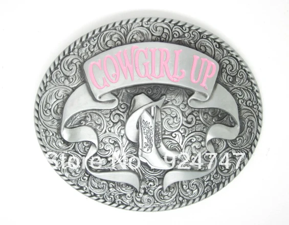

Cowgirl Up Западная пряжка для ремня