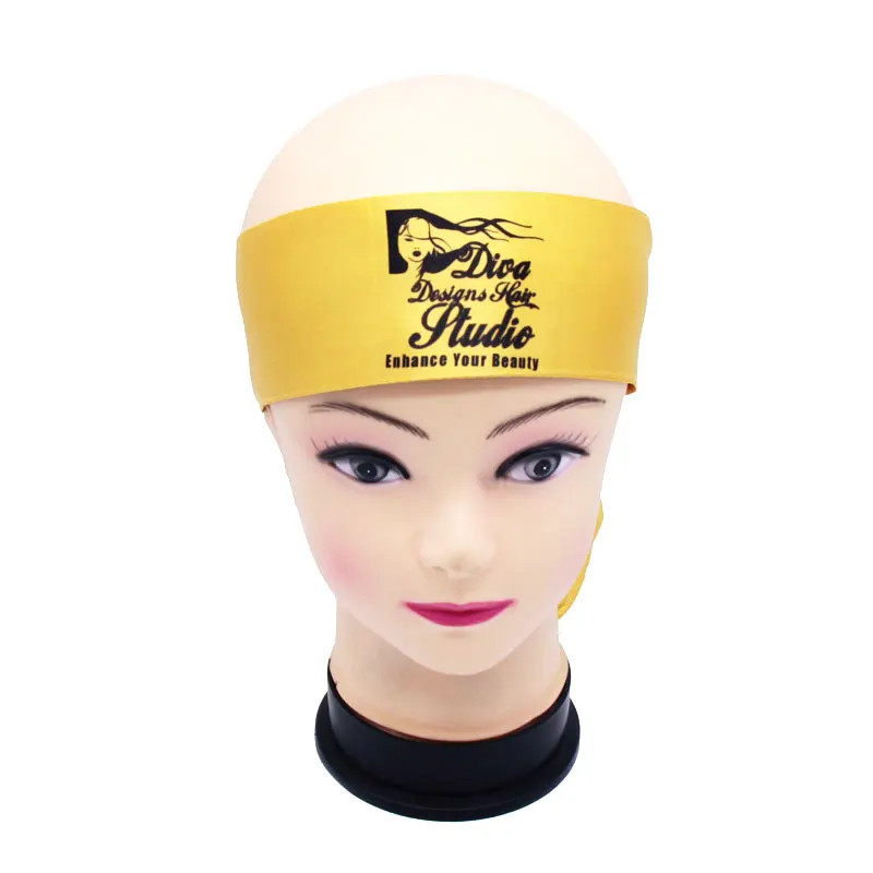 Набор для упаковки париков с принтом логотипа на заказ Шелковый шнурок карман