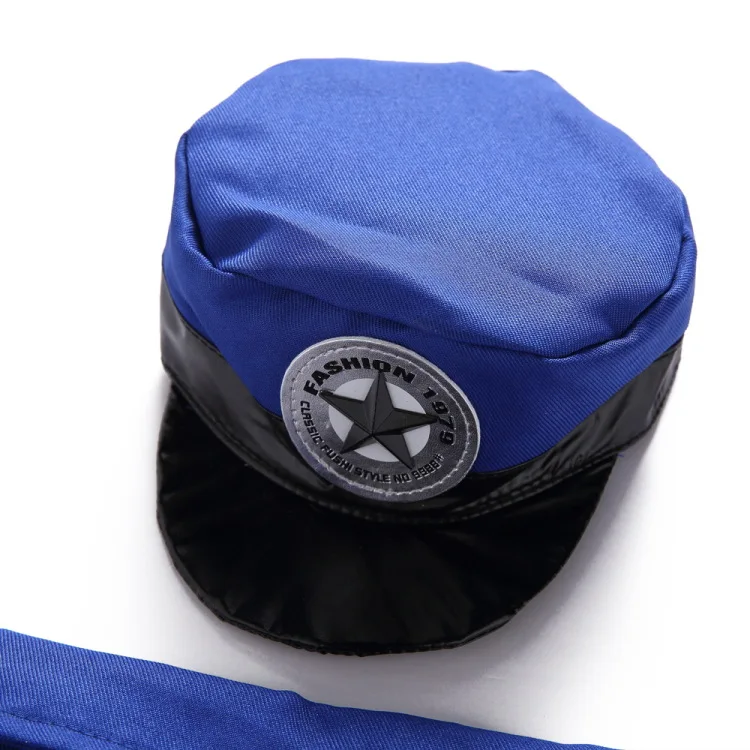 Забавный костюм для Хеллоуина собаки кошки полиции наряды одежда с собачьей