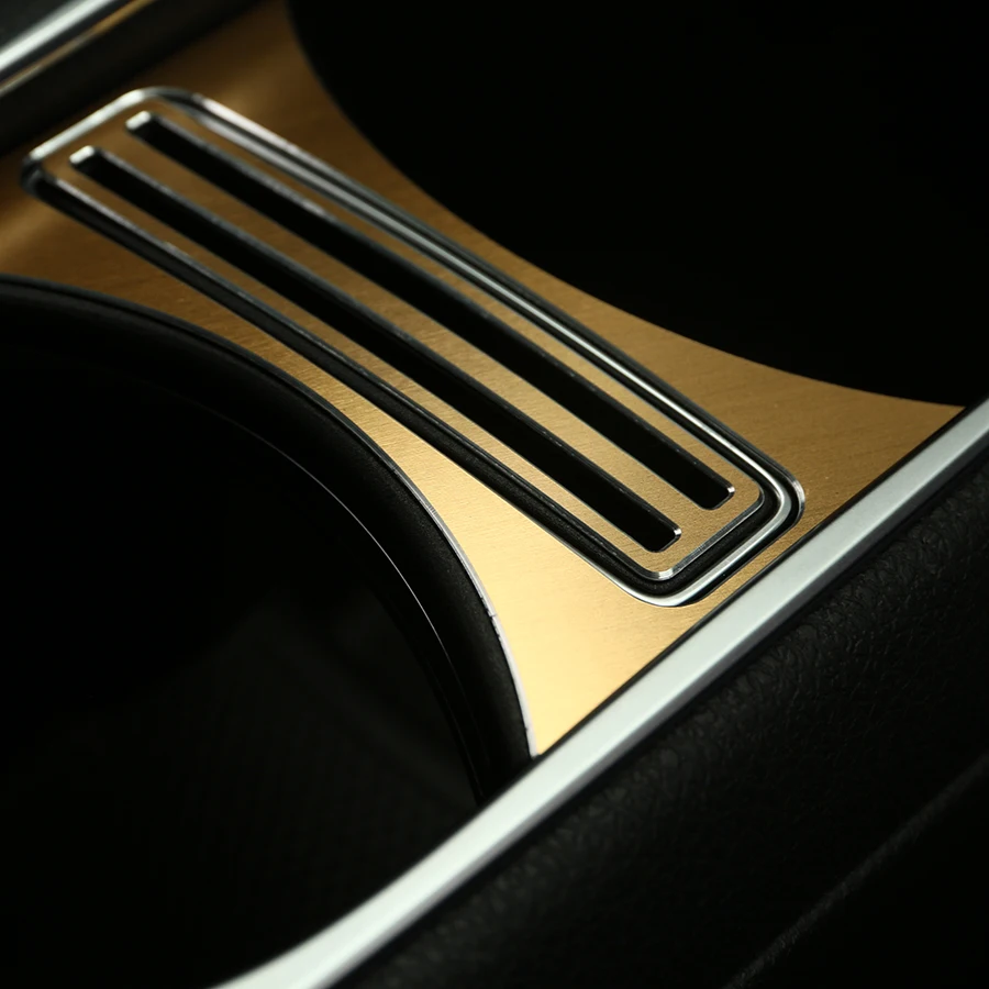 Alumium Alloy Cup Holder Cover Frame Trim Sticker For Mercedes Benz GLA CLA A Class Car Styling Accessories | Автомобили и