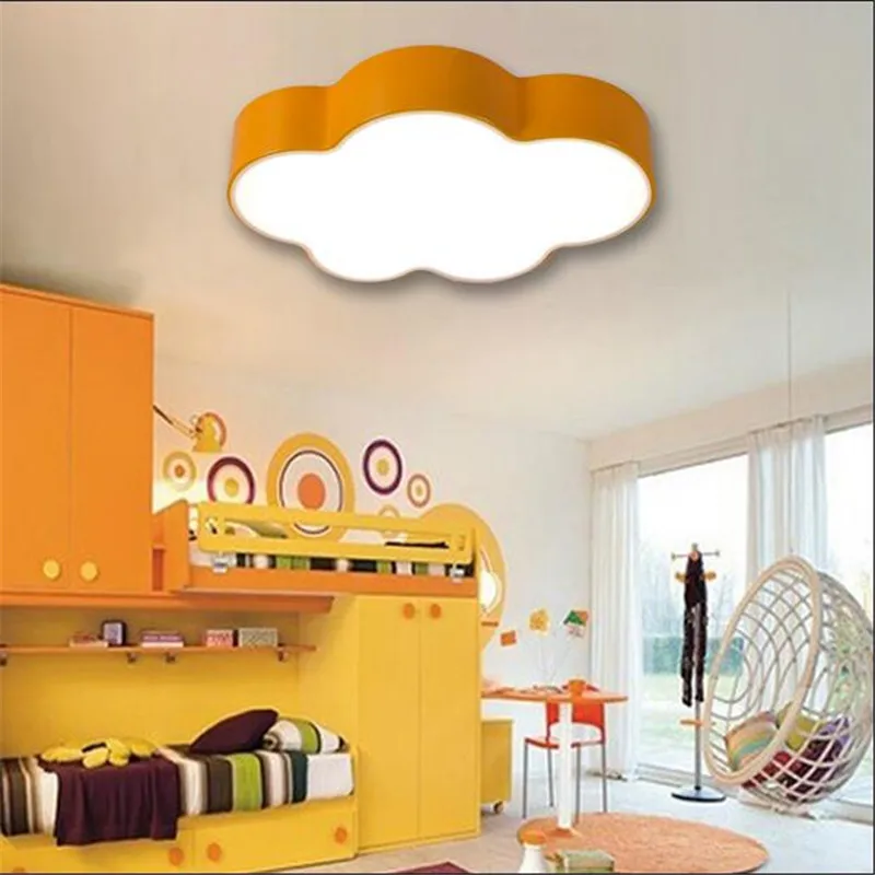 Железный акриловый светодиодный потолочный светильник 3 цвета S/M/L 1411 | Лампы и