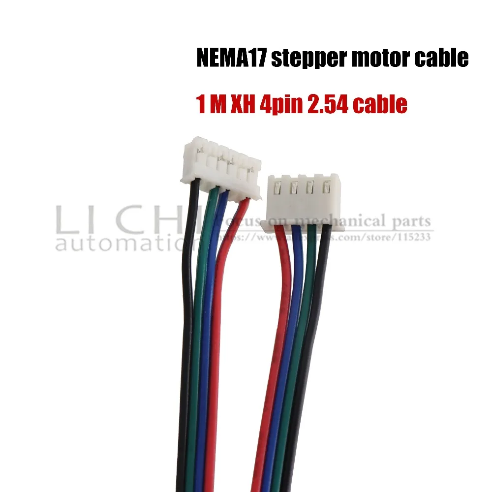 Бесплатная Доставка 5 шт. CE сертификация NEMA17 кабель 17HS4401 с 4мя фазами Nema 17