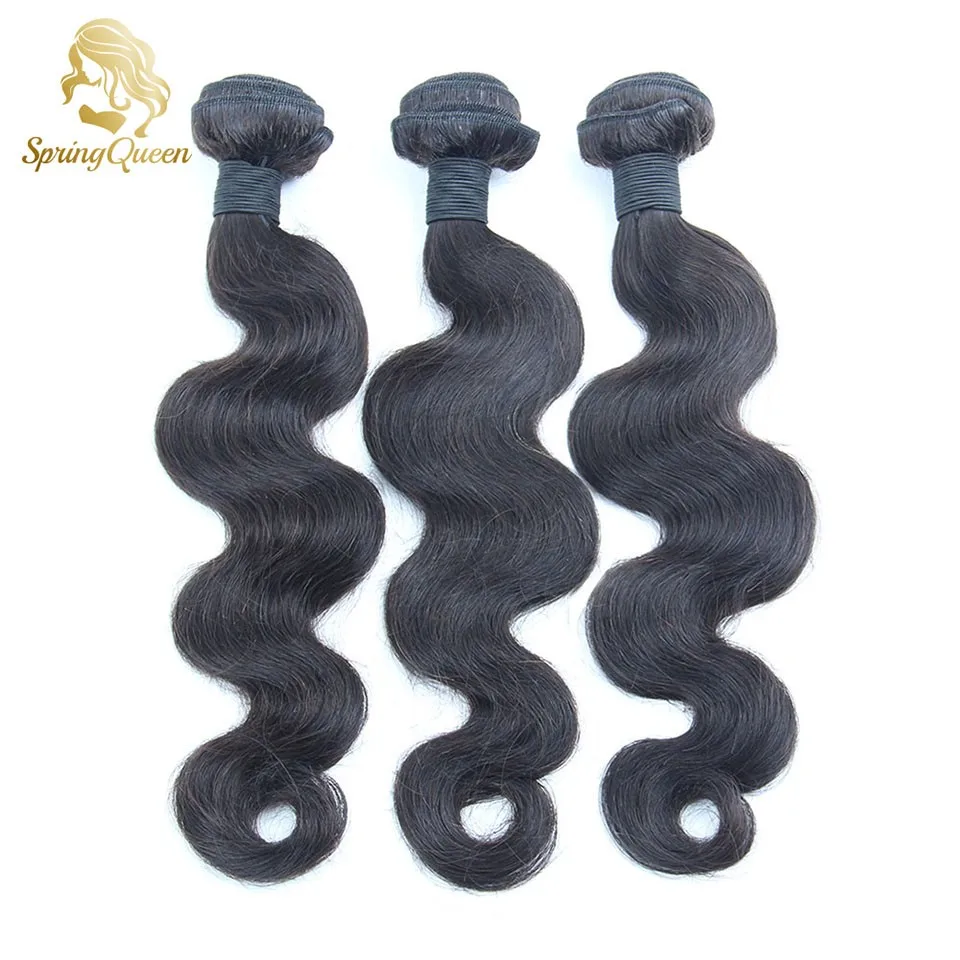 7А Малайзии Девы Волос Объемной Волны 4 Связки Объемная Волна Необработанные