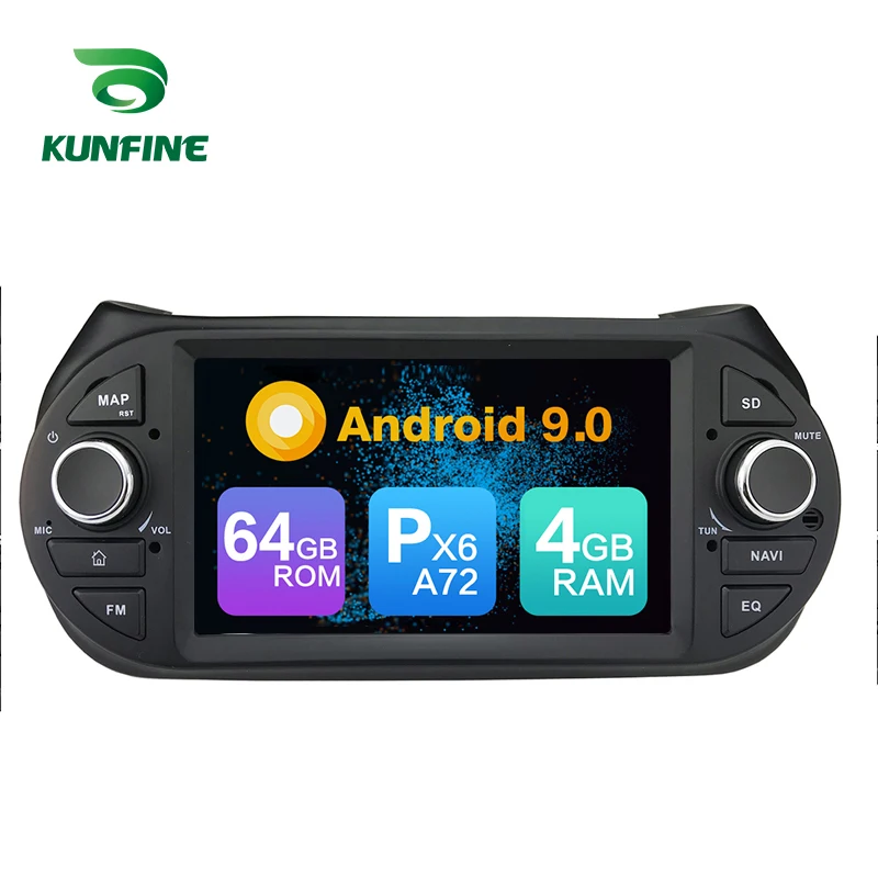 

Android 9.0 Core PX6 A72 Ram 4G Rom 64G Car DVD GPS Multimedia Player Car Stereo For FIAT Frorino 2013 deckless radio headunit