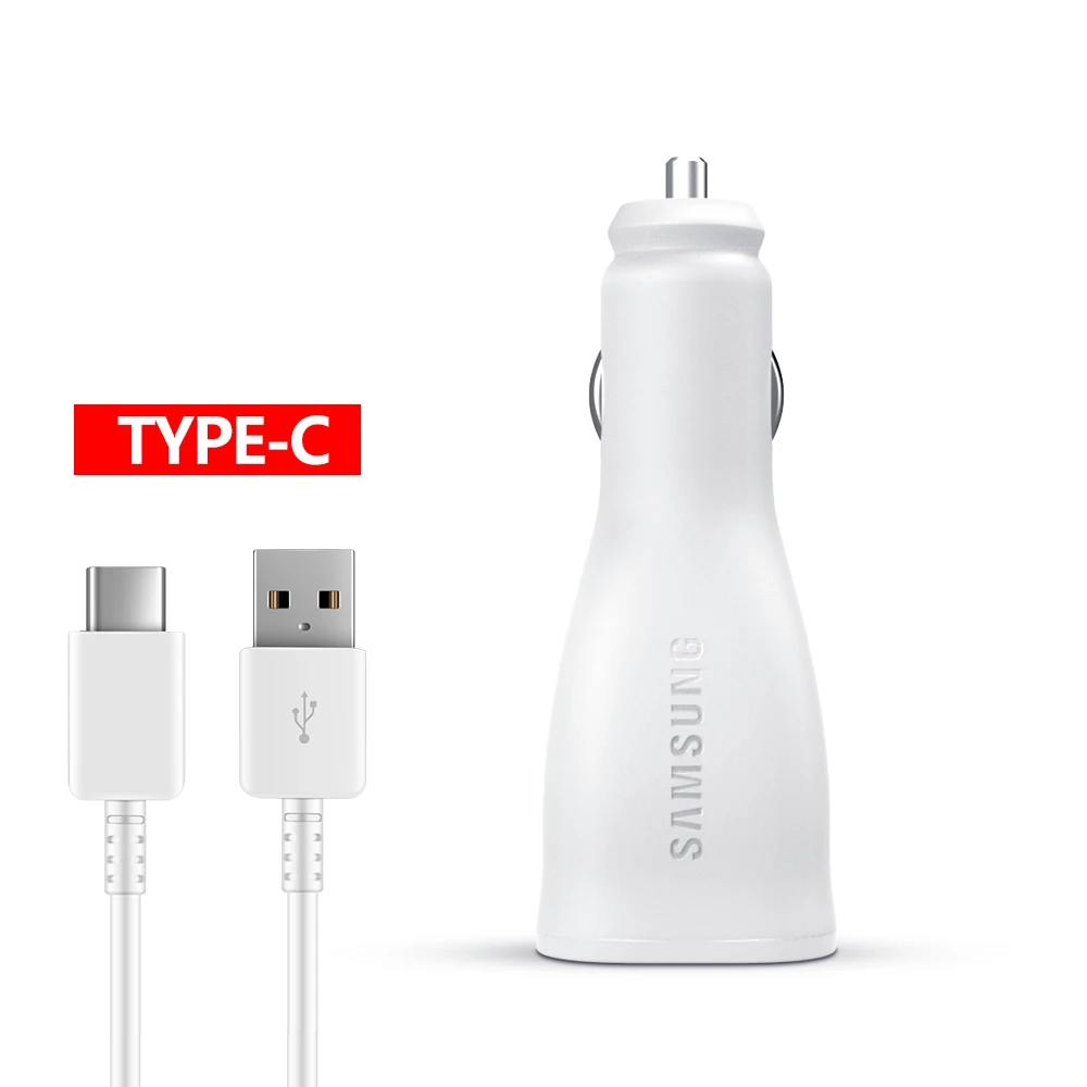 Оригинальный samsung быстро Dual USB Автомобильное Зарядное устройство для Galaxy S8 плюс