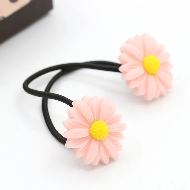 

Vivid Daisy Flower 3 Colors Different Types of Headwear Hair Cips Elastic Band Barrettes Hair Accessories for Women