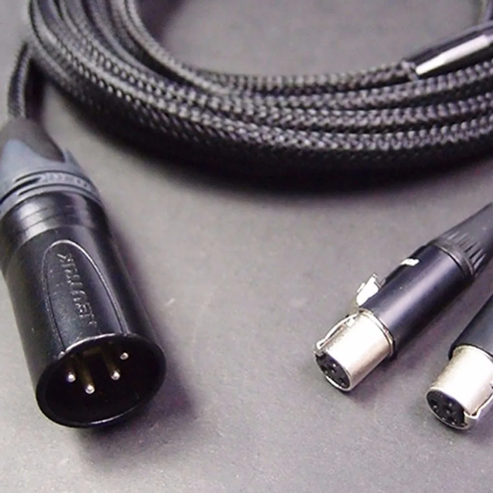 Бесплатная доставка Холдейн 4pin XLR сбалансированный мужской обновления кабель