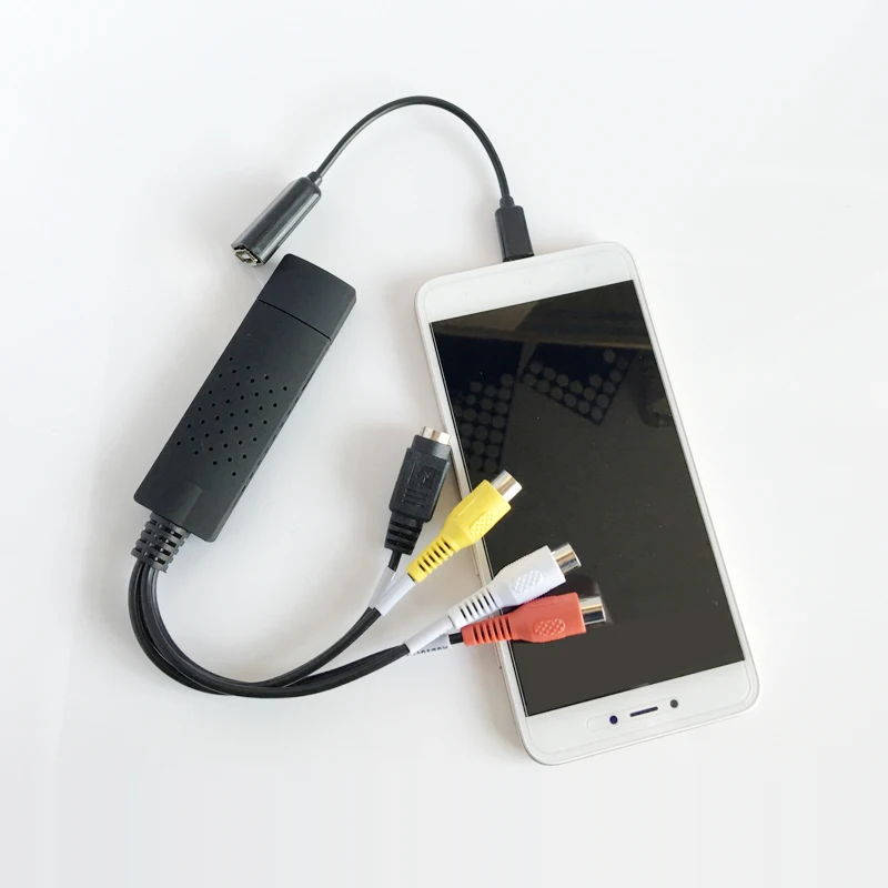 Карта захвата HF USB для ПК телефона Android VHS на DVD преобразователь видеозахвата Win7 8 XP
