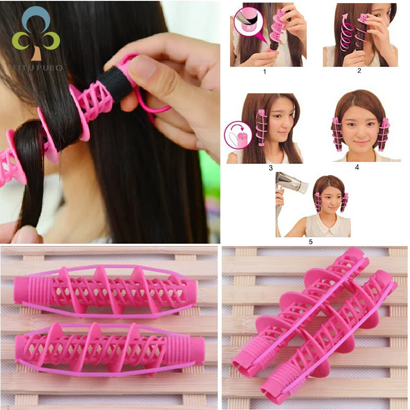 2 шт./лот Мода для укладки волос инструменты не больно бигуди волшебный волну