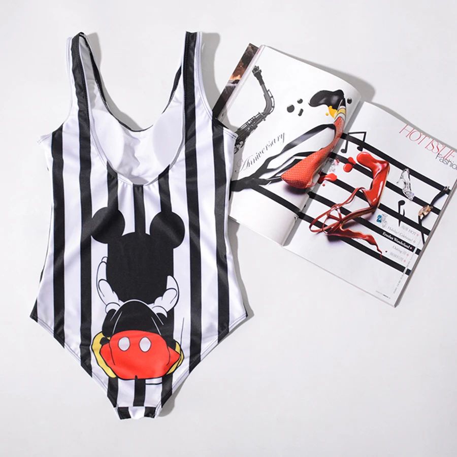 2019 Пуш Ап купальный костюм с рисунком цельный пляжный градиентным принтом