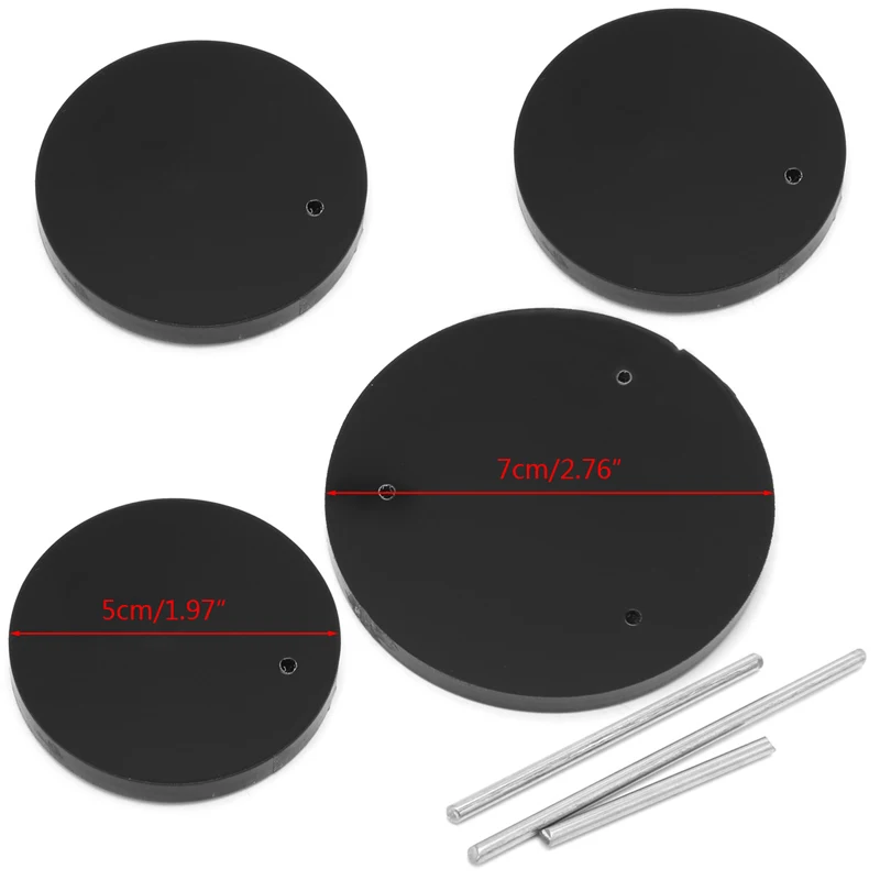 Простое прозрачное акриловое ожерелье кольцо серьги прозрачная подставка