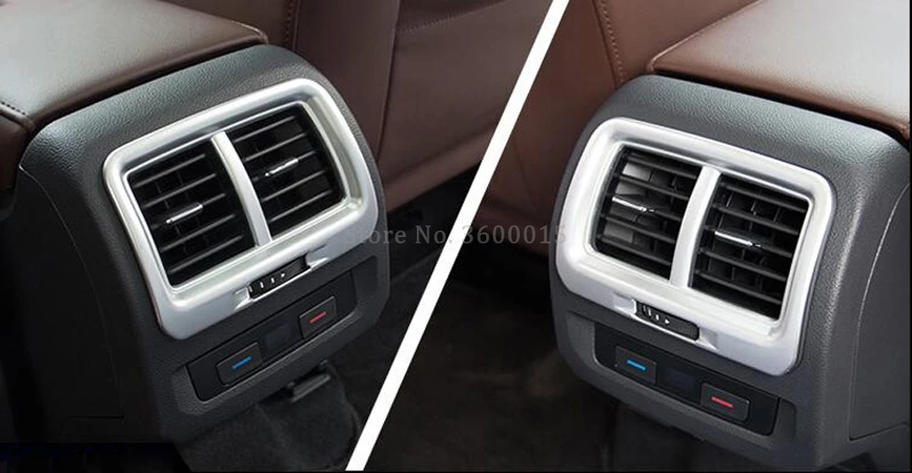 Матовый подлокотник для Volkswagen Touran 2016 2018 2019 задний кондиционер крышка выпускного