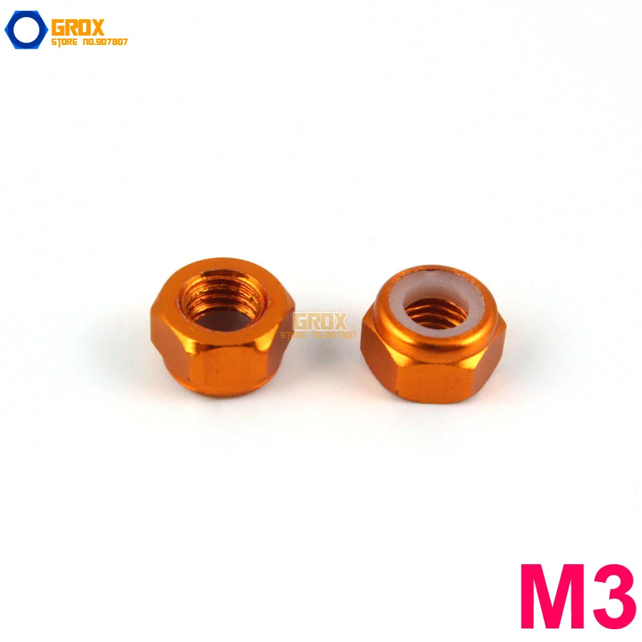 

20 шт., Алюминиевые гайки M3