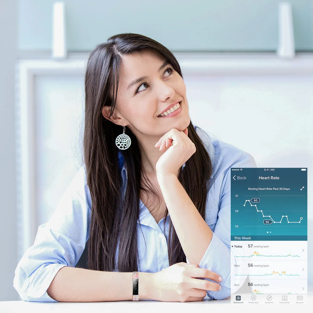 Мягкие силиконовые спортивные Сменные аксессуары для Fitbit Alta HR/Fitbit цветочный