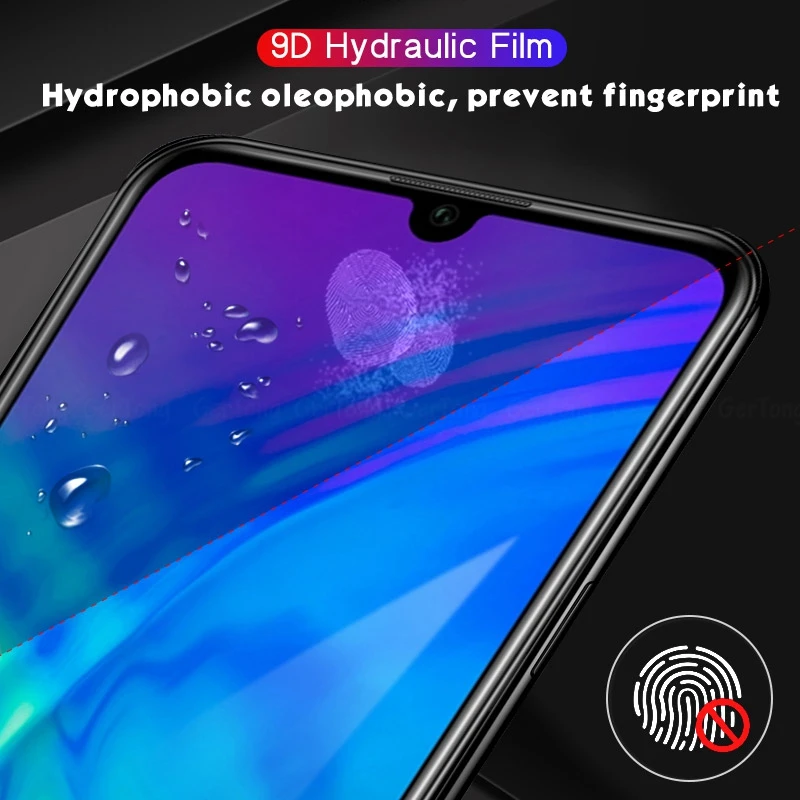 9D Гидрогелевая Защитная пленка для huawei Nova 5i 5 pro 3e, полностью прозрачная защитная пленка для Honor View 20 10Lite 8X 8C play Not glass