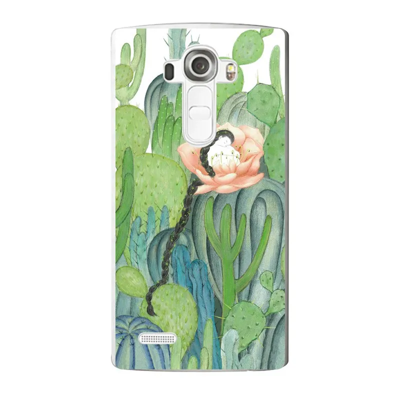 Lotus Soft Clear TPU Phone Case For LG G3 G4 G5 V10 K3 K4 K5 K8 K10 2017 Google Nexus Peach Cartoon Print Cover Free Shipping | Мобильные