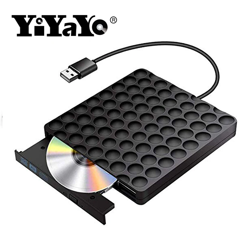 YiYaYo оптический привод USB 3 0 DVD CD ROM проигрыватель RW горелка для ноутбука hp lenovo