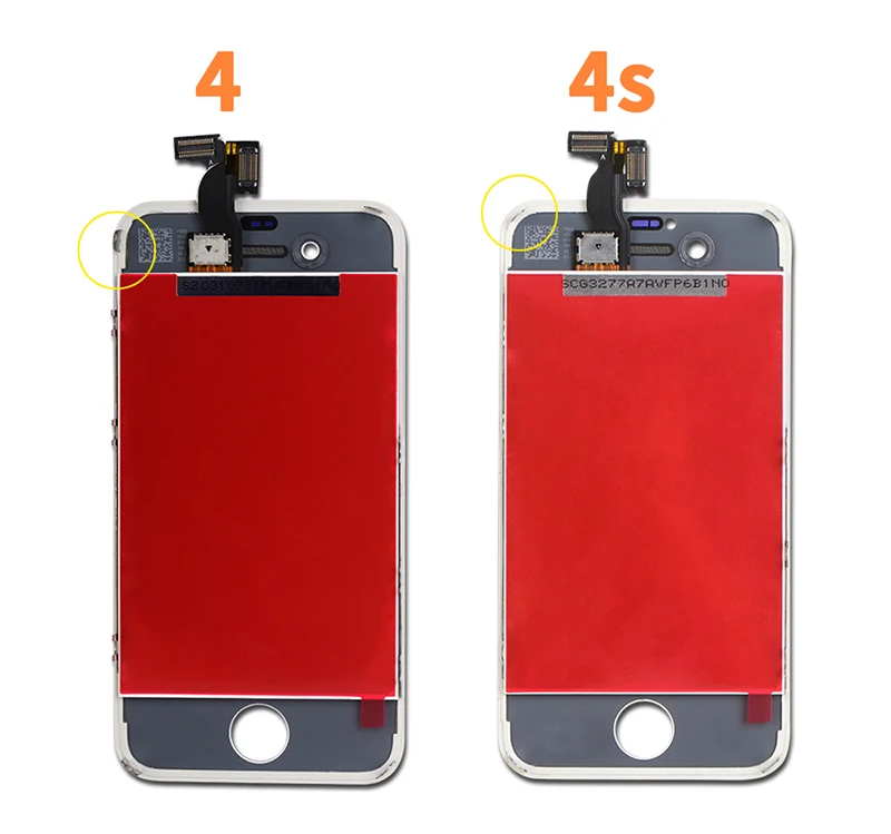 Заводская акция, ЖК-дисплей для iPhone 5S 6, AAAA+++, качественный ЖК-дисплей, сенсорный экран для iPhone 6S, 7, 4S, 8,, тестовая работа