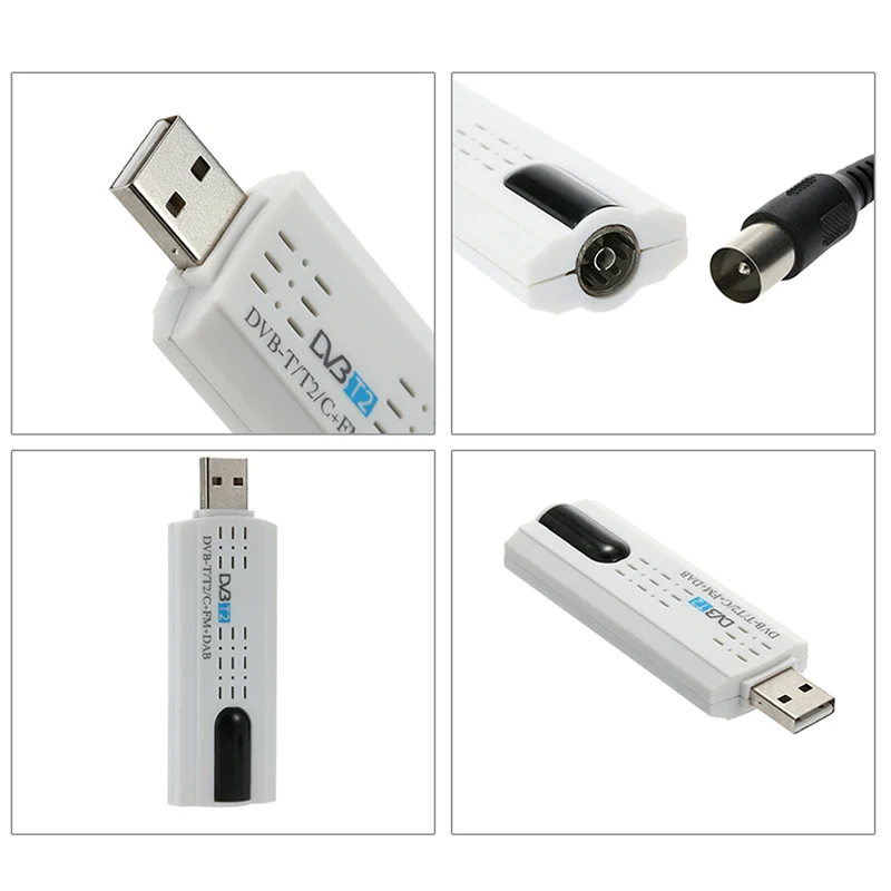 Kaycube цифровой спутниковый DVBT2 USB ТВ-палка DVB-T2 FM DAB ТВ-тюнер высокой четкости DVB-T тюнер HD ТВ-палка приемник для ПК