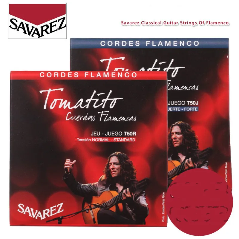 Нейлоновые классические Струны для гитары Savarez Tomatito Flamenco T50J T50R