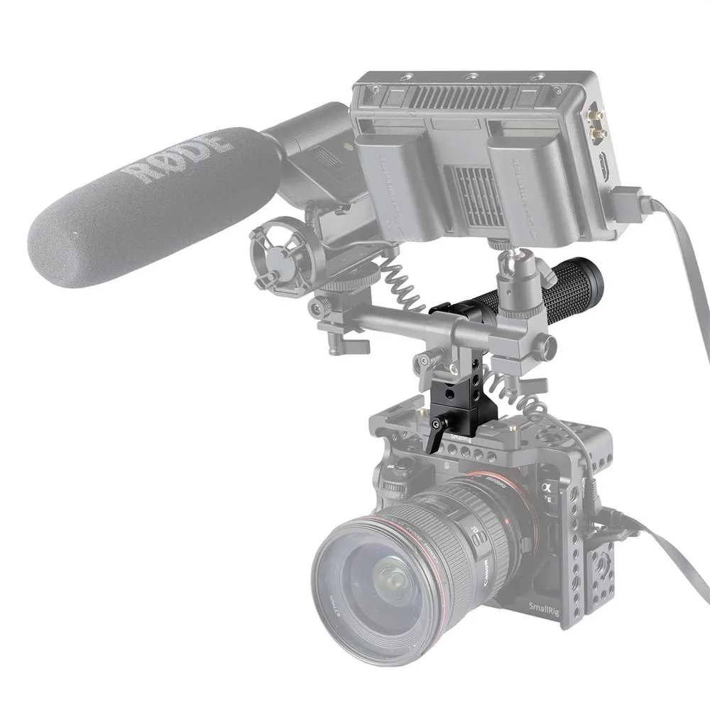 SmallRig Nato ручка Сырная ручка с холодной обувью 3/" и 1/4" резьбовое отверстие для DSLR камеры клетка ручка Grip-2005