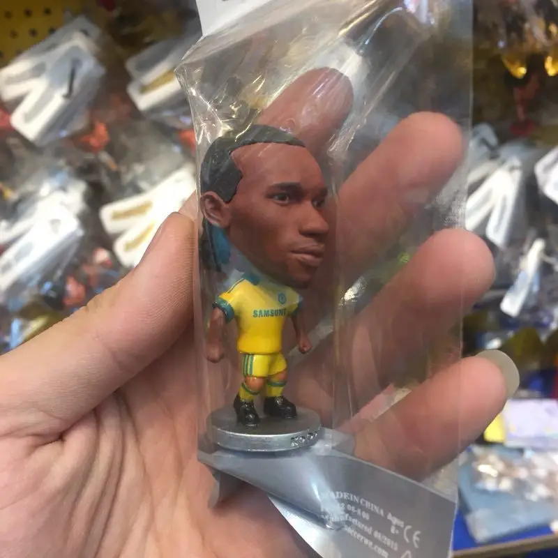 Soccerwe фигурки кукол Футбольные Звезды Drogba дома/выездная версия подвижные суставы