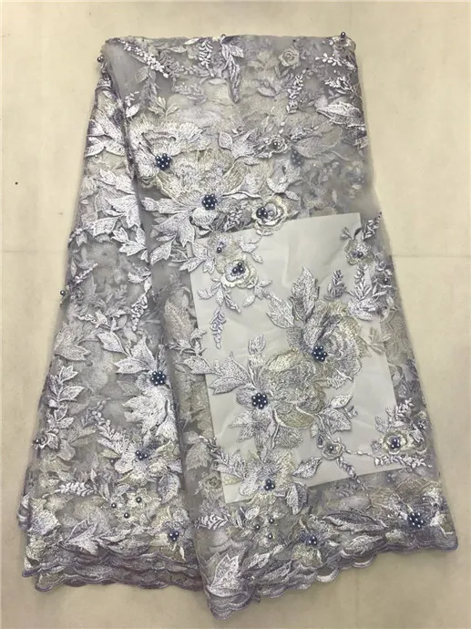 Новинка 2017 белая искусственная 3d ткань вышитая тюль сетчатая кружевная с камнями