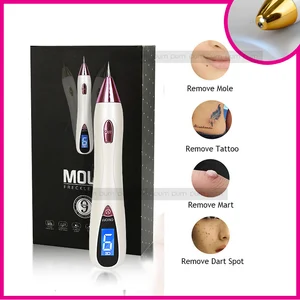 9 уровня ЖК-дисплей плазменной ручка светодиодный освещение татуировки лазераУдаление родинок машина уход за кожей лица удаление тега, избавление от веснушек для настенного монтажа темно пятновыводитель