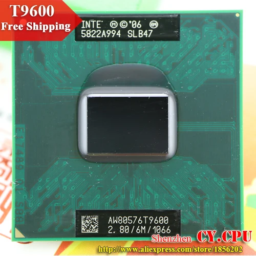 Процессор intel Core 2 Duo T9600 6 Мб кэш-памяти 8 ГГц 1066 двухъядерный процессор 479 для GM45/PM45