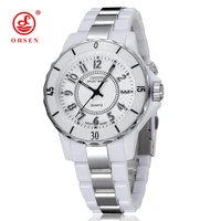 lxuxury brand quartz white women watch waterproof fashion ladies watches led digital work wristwatch reloj mujer for gift