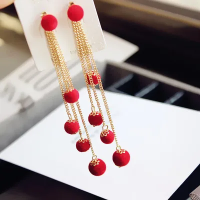 Оптовая продажа Женские Ювелирные украшения серьги-клипсы серьги с длинной