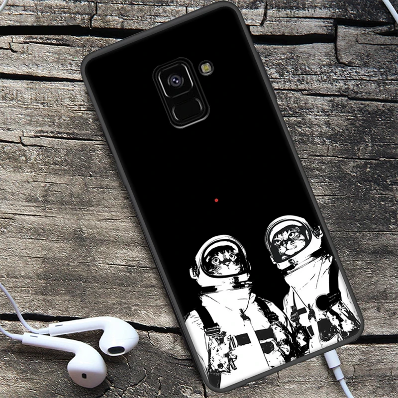 Матовый мягкий чехол из ТПУ с милыми животными для Samsung Galaxy A8 Plus 2018 A5 J5 J7 2017 A3 A7 J3 2016