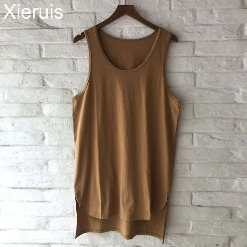 Xieruis 2017 Новая коллекция два хип хоп Длинные Стиль бак Для мужчин туман Топы