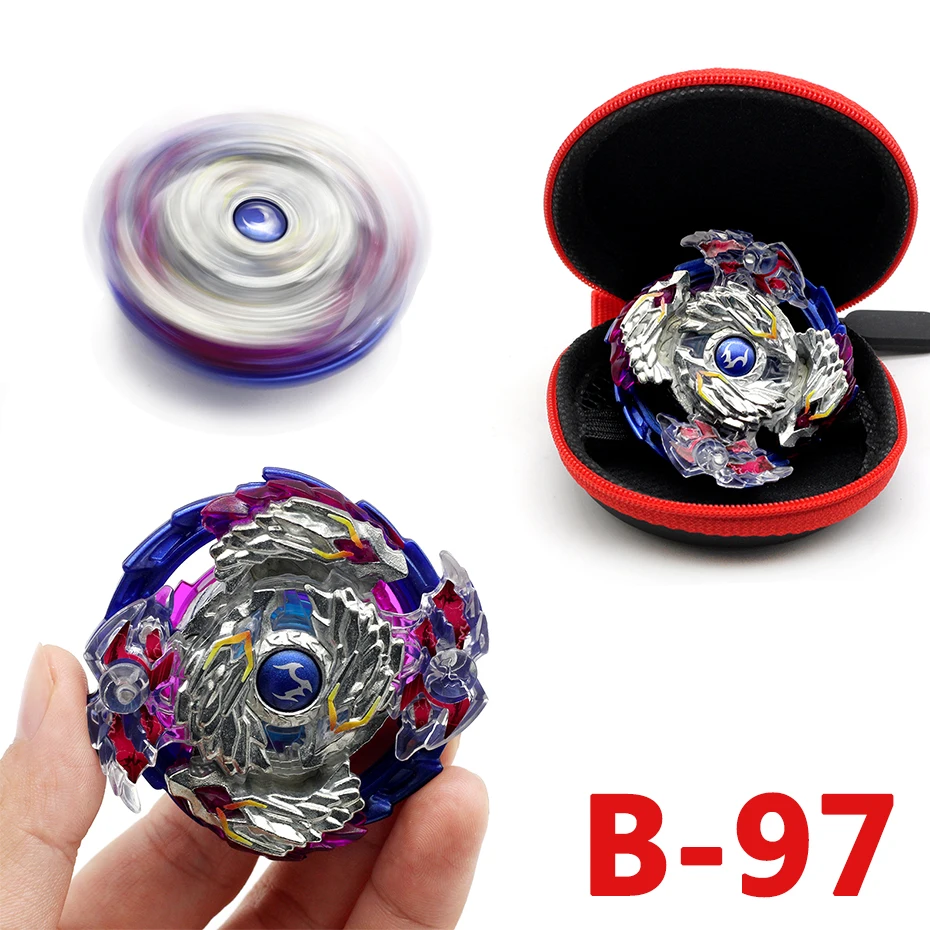 B-97 Золотое издание Toupie Bey Bay Burst игрушка B-122 без пускового устройства и коробки с металлическим сплавом вращается на верхней части арены лезвие детская игрушка - Цвет: B-97
