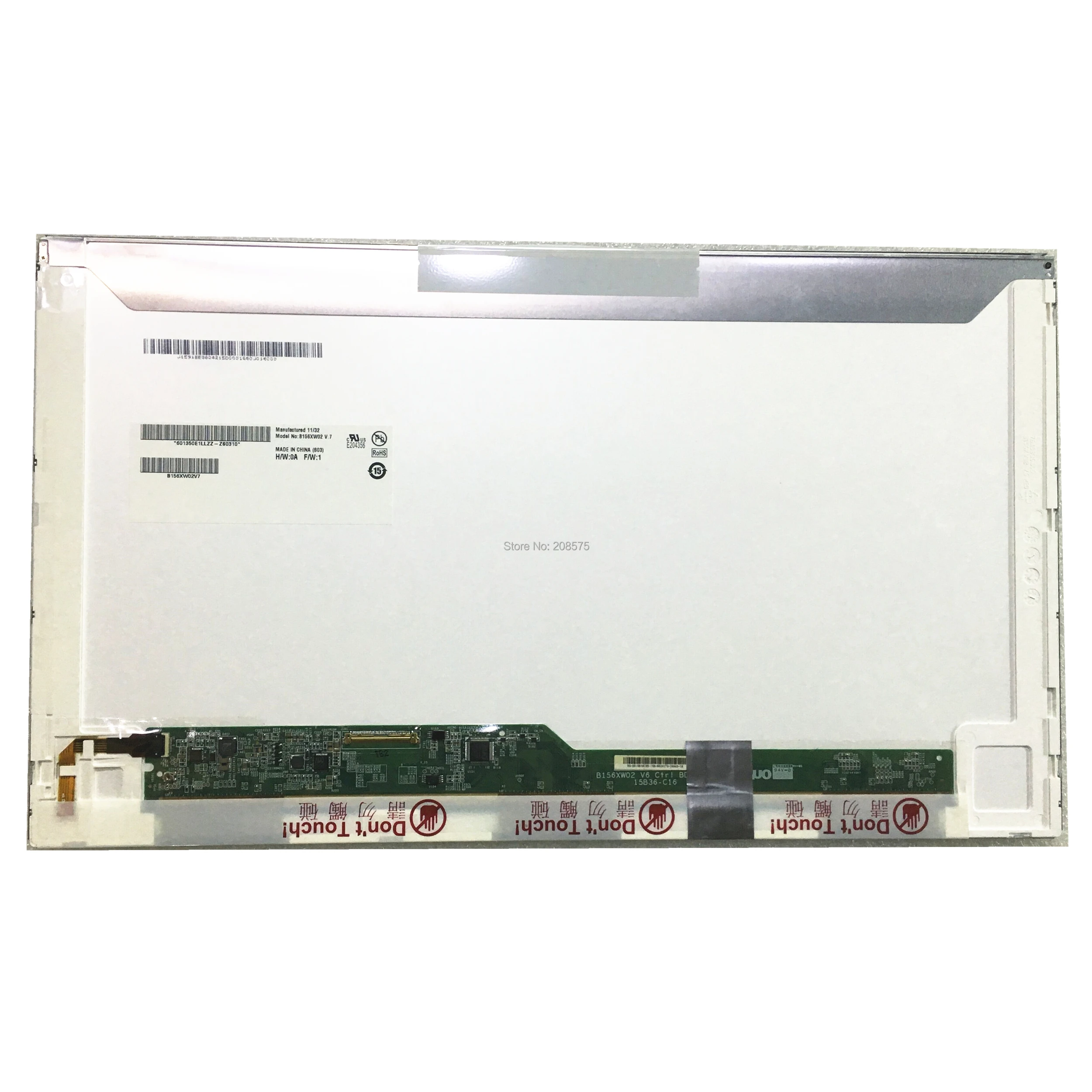 Бесплатная доставка B156XW02 V.7 V7 V3 V6 CLAA156WA11A BT156GW02 V.0 BT156GW01 V.4 LTN156AT17 LVDS 40