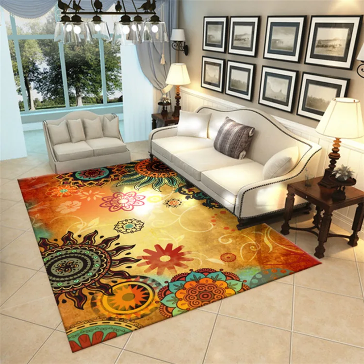 Скандинавский ковер с рисунком пером для гостиной, спальни, прикроватное одеяло, коврик для двери, для улицы, молитвенный салон, Домашний напольный коврик, Противоскользящие коврики