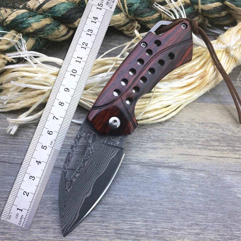 Get-FORCE дамасский EDC тактический складной нож коллекция мини-папок выживания