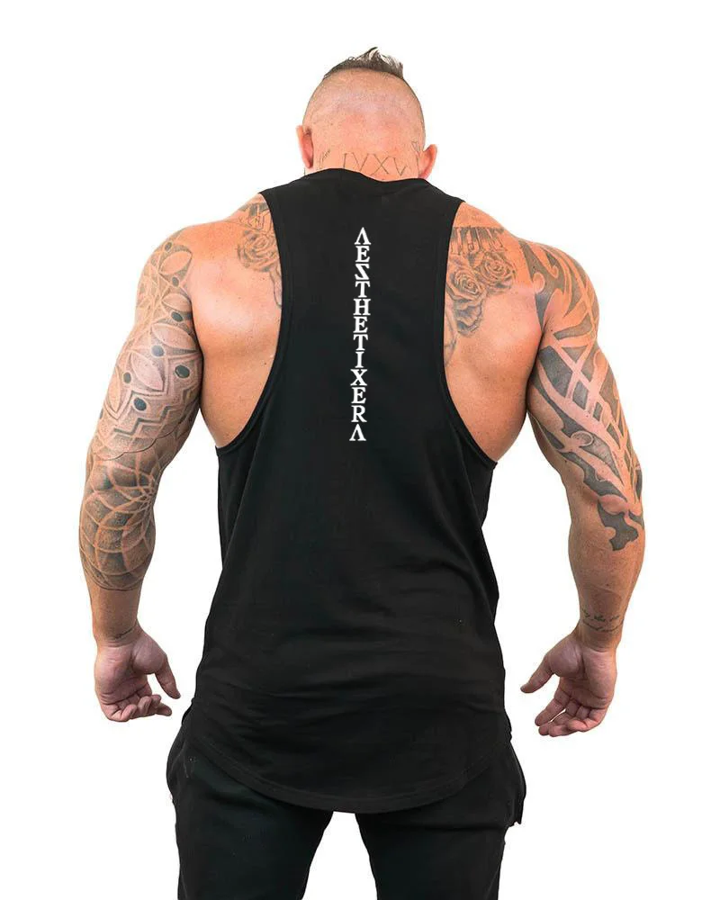Brand clothing gyms tank tops men canotta bodybuilder top workout singlet fitness stringer tanktop muscle sleeveless shirt | Мужская
