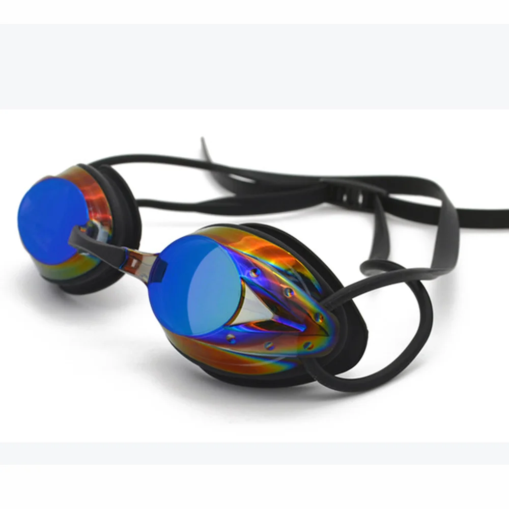 Professional Racing goggles UV protection Anti-fog Swim eyewear for unisex Athletes swimming Tinted Plated swim glasses | Спорт и