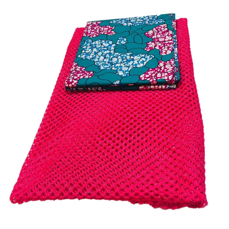 Желтая Анкара африканская вощеная ткань принтом 3 ярда подходящая 2 5 ярдов