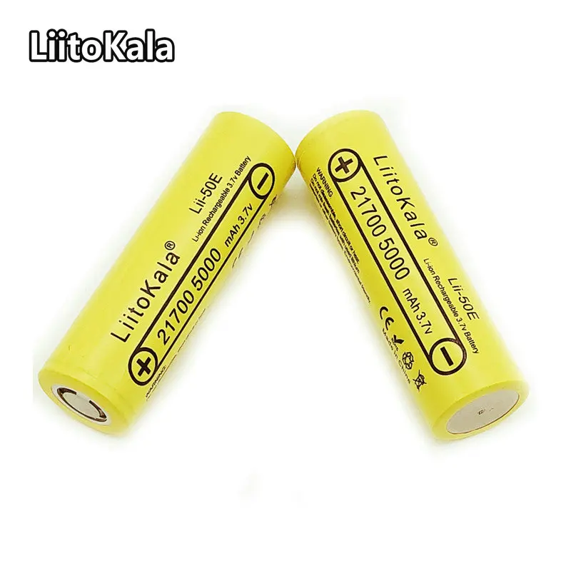 New21700 батареи lii 50E 21700 аккумуляторная батарея 5000 mah 3 7 V 5C разряда высокая мощность