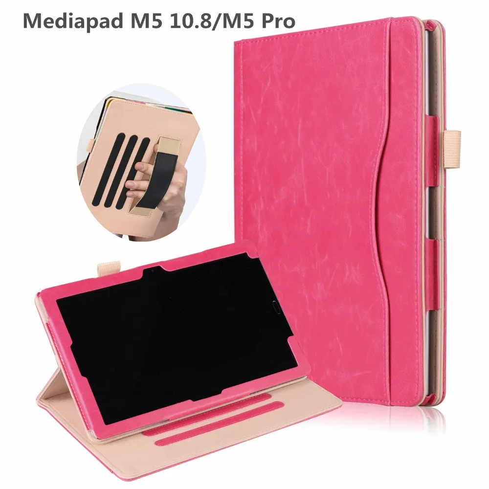 Для huawei Mediapad M5 10 8 &quot/M5 Pro складной Folio tablet Case Smart Cover бумажник клип протектор