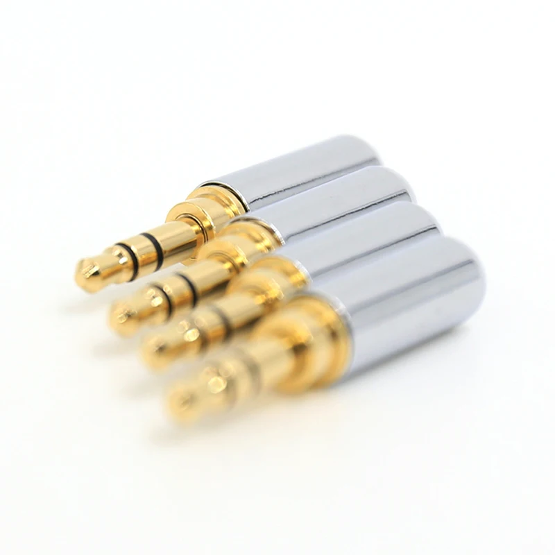 4 pcs brand New top quatily 3.5mm 3 Pole Male Repair Earphones Jack Plug Connector | Электроника