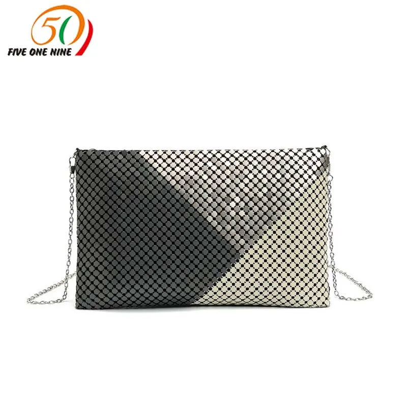 Для женщин небольшая сумка металлик Женская сумочка крест тела Bolsas Хорошее