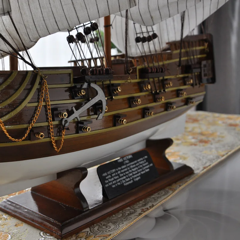 LUCKK 75 см HMS VICTORY 1765 деревянная модель кораблей парусник строительные наборы для домашнего интерьера дерево для рукоделия игрушки подарок
