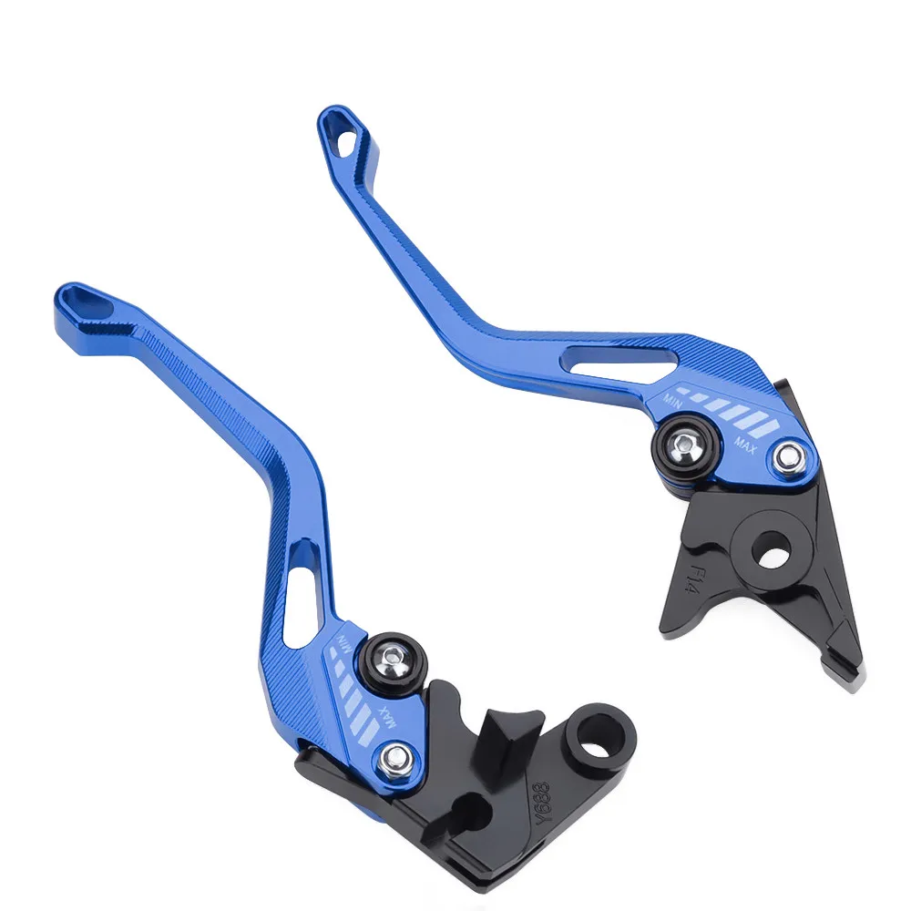 Blue Levers Set Bjmoto 5D CNC тормозной рычаг сцепления для Ducati 821 Monster темно-полоска- 797 Monster Hypermotard 821/Strada 950 Multistrada - Цвет: Blue Levers Set