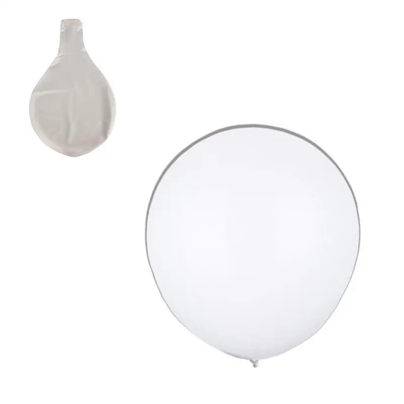 White 36 дюймовые огромные латексные шары, супер большие декоративные шары для дня рождения, вечеринки, карнавала, свадьбы - Цвет: White